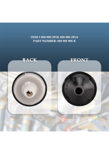 Passat 1.8t Için Audi A4 Tt Için Vakum Hava Pompası Çek Valfi Parça Numarası: 058 905 291 058 905 291K (Yurt Dışından) modelleri