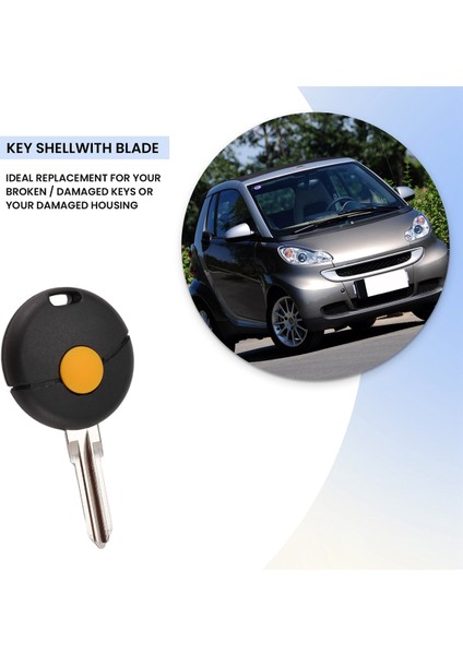 Benz Smart Fortwo 450 Cabrio City Coupe Için 1 Anahtar Kapak Kabuğu Anahtar Uzaktan Kumanda (Yurt Dışından) fiyatları