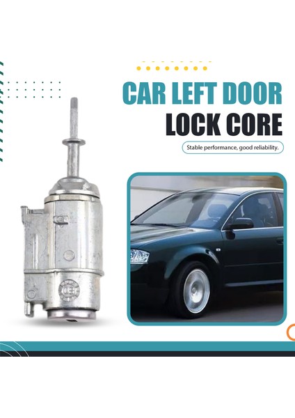 Audi A6 1999-2010 Için Araba Sol Kapı Kilidi Namlu Seti Araba Kapısı Kilit Silindiri (Yurt Dışından) fırsatları