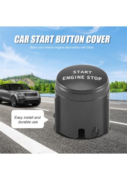 Stop Stop Motor Switch Push Düğme Kapağı Land Rover Range Rover Sport Edition 2010-2013 Discovery 4 2010-16 Siyah (Yurt Dışından) fırsatları