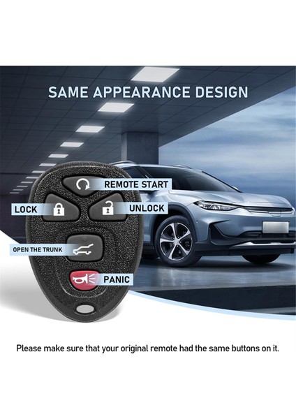 Car Key Fob Chevy Traverse Tahoe Banliyö Gmc Acadia Yukon Xl Buick Enclave Cadillac Escalade OUC60270 (Yurt Dışından) modelleri