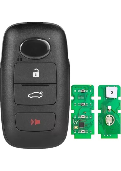 Toyota 3+1key Için Araba Anahtarı Akıllı Uzaktan Kumanda 434MHZ 4A: 89994-BZ050 (Yurt Dışından)