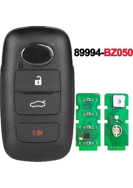 Toyota 3+1key Için Araba Anahtarı Akıllı Uzaktan Kumanda 434MHZ 4A: 89994-BZ050 (Yurt Dışından) indirimleri