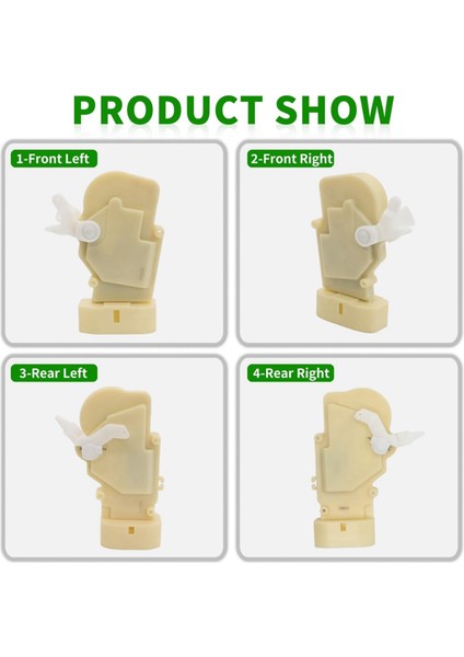 1 Set Yeni Yüksek Kaliteli Araba Kapı Kilidi Aktüatör Kapısı Yakın 69110-30010 69120-52030 69130-52010 69140-52010 Toyota Için (Yurt Dışından) fiyatları