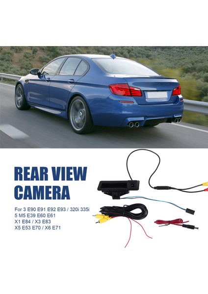 Araba Arka Görünüm Kamera Ters Bagaj Bagajı Bagaj Bmw E82 E88 E90 E91 E92 E93 E60 E61 E70 E71 (Yurt Dışından) fırsatları