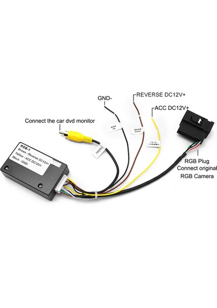 12V Rgb - Av Ters Kamera Kod Çözgisi Yüksek Tanımlı Şanzıman Vw RCD510/RNS510/RNS315 Için Satış Sonrası Araba Stereo (Yurt Dışından) fırsatları