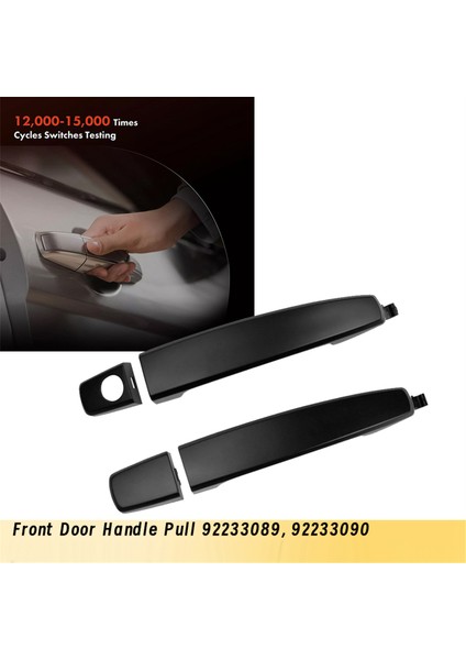 1paır Ön Kapı Kolu Çekme 92233089, 92233090 Buick Regal Encore Chevrolet Camaro Malibu Sonic Dış Kapı Kolu (Yurt Dışından) fiyatları