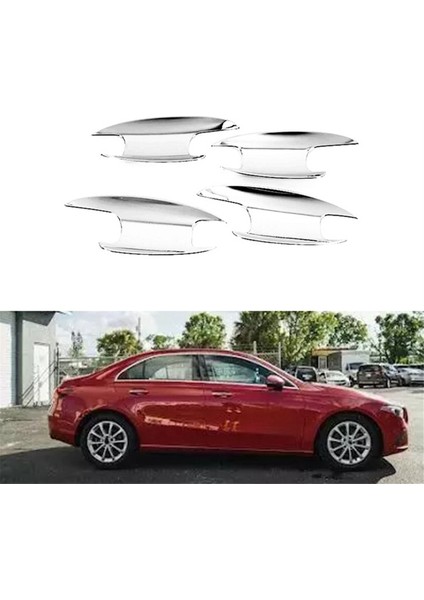 Otomobil Saplama Kapı Kapı Dış Kapı Tutma Tutucu Şerit Sticker Mercedes-Benz A-Serisi 180 200 Modifikasyon (Yurt Dışından) modelleri