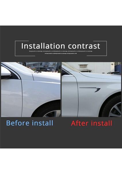 1paır Araç Styre Yan Çağrı Hava Hava Çisçe Zaman Benz C E Glc Sınıf W205 W213 E63S Amg Çamurluk Bıçağı Sticker (Yurt Dışından) fiyatları