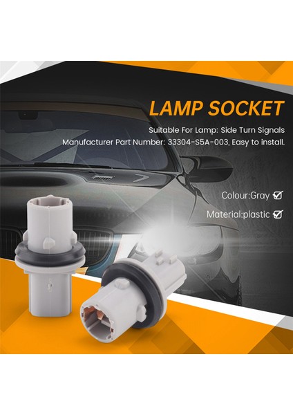 2 Adet Sinyal Lambası Çamurluk Lambası Soketi Comp. (T10) Vezel Rl Rlx 33304-S5A-003 Için Honda City Accord Civic Crv Için (Yurt Dışından) fırsatları