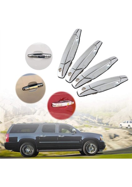 1 Cadillac Için Dış Kapı Kolu Chevy Silverado Gmc Sierra Yukon 22738721 15915659 22738722 15915660 (Yurt Dışından) modelleri