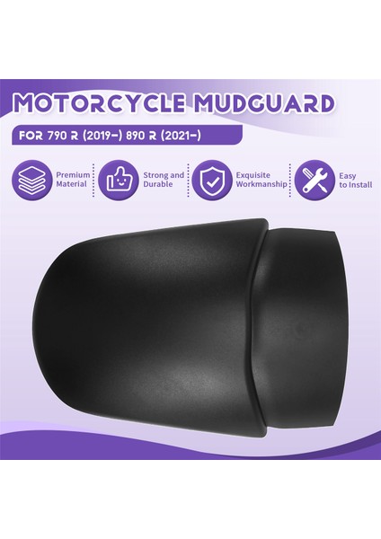 Motosiklet Arka Tekerlek Çamurluk Extender Mudguard Hugger Uzantısı Husqvarna Norden 901 Için 790 Macera / R (2019-) (Yurt Dışından) fırsatları