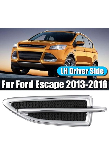 Ford Escape 2013-2016 Için 1 Adet Sağ Taraftaki Çamurluk Krom Amblemi Kalıplama Çamurluk Trim Aksesuarları (Yurt Dışından) indirimleri