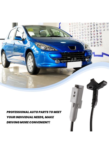 9665386780 Abs Tekerlek Hız Sensörü Fiş Ön Sol Sağ 4545K3 4545F5 96496780 Peugeot 307 308 Citroen C4 Ds4 (Yurt Dışından) fiyatları