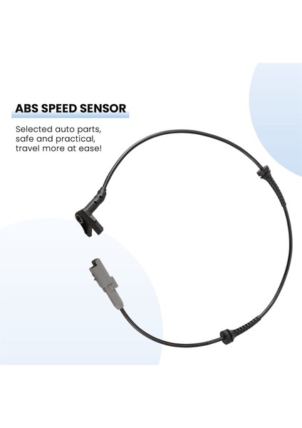 9665386780 Abs Tekerlek Hız Sensörü Fiş Ön Sol Sağ 4545K3 4545F5 96496780 Peugeot 307 308 Citroen C4 Ds4 (Yurt Dışından) indirimleri