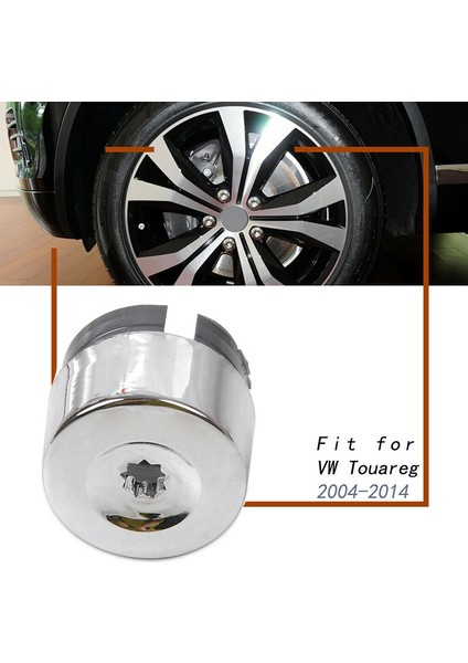 7l6 601 173A 2zz 10PCS Touareg 2004-2017 7L6601173A Için Krom Tekerlek Kabuğu Cıvata Somun Kapağı Kapak (Yurt Dışından) modelleri