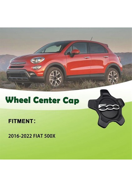 4pcs Fiat 500X 2016-2022 Için Araba Tekerlek Merkezi Kapak Kapağı (Yurt Dışından) fiyatları