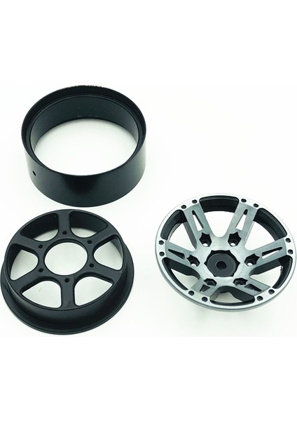 4pcs Rc Rock Trawler Wheel Jant 1.9 Inç Beadlock 1/10 Eksenel SCX10 90046 Tamiya CC01 D90 D110 Tf2 Traxxas Trx-4 (Siyah) (Yurt Dışından) fırsatları