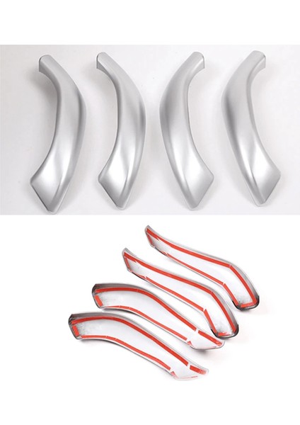 4pcs Abs Karbon Fiber Desen Araba Iç Kapı Kolu Kapak Kapağı Bmw X1 F48 2016-2019 X2 F47 2018-2020 (Yurt Dışından) fırsatları