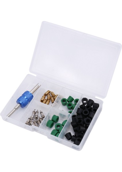 71PCS Klima Klima Valfi Çekirdeği R12 R134A Soğutma Valf Çekirdeği R12 / R134A Ac Ana Valf Çekirdek Onarım Kiti (Yurt Dışından) fiyatları