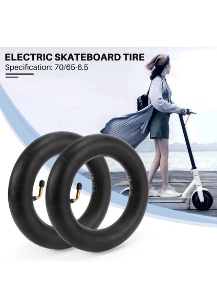 Elektrikli Scooter Için Elektrikli Scooter Için 2pcs 70/65-6.5 Iç Tüp Lastik Tüpü 10 Inç Lastikler Için (Yurt Dışından) fiyatları
