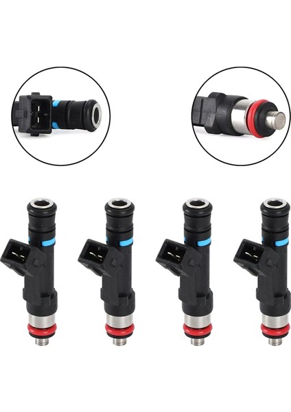 4x Yakıt Enjektörleri 0280158101 Chevrolet Nubira Lacetti J200 1.8l 96487557 (Yurt Dışından)