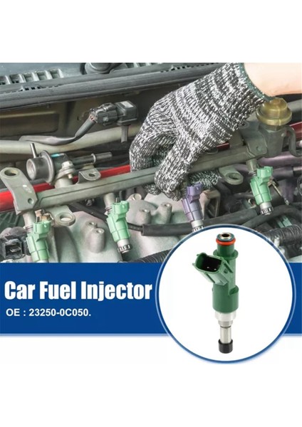 Yakıt Enjektörleri 23250-0C050 232500C050 Toyota Hilux Land Cruiser Prado Fortuner Tacoma Hiace Coaster Innova 2.7l (Yurt Dışından) fırsatları