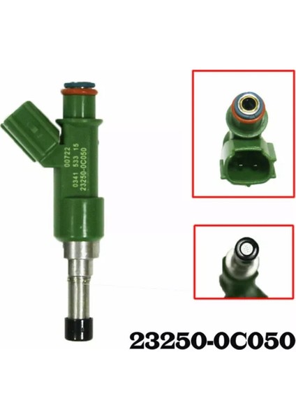 Yakıt Enjektörleri 23250-0C050 232500C050 Toyota Hilux Land Cruiser Prado Fortuner Tacoma Hiace Coaster Innova 2.7l (Yurt Dışından) indirimleri
