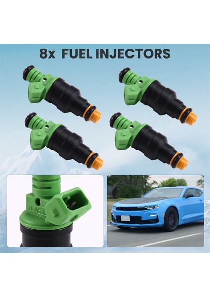 Ford Mustang Için 8 0280150558 42LBS Yakıt Enjektörleri Seti Gt Chevrolet Camaro Corvette (Yurt Dışından) indirimleri