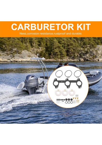 Yamaha Dıştan Takma Karbüratör Onarım Kiti 60 70 Hp 2-Str 6H3-W0093 6H3-W0093-00 6H3-W0093-02 (Yurt Dışından) indirimleri