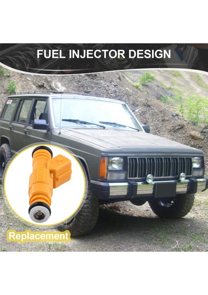 0280155710 Jeep 87-98 Için Yeni Yakıt Enjektör Nozumu Cherokee Wrangler Comanche 4.0l (Yurt Dışından) fırsatları