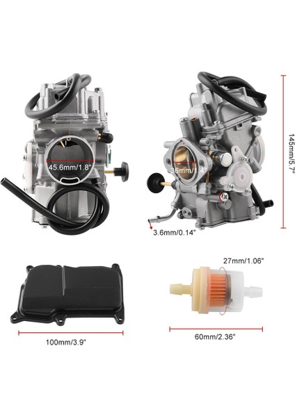 Yamaha Atvs Için Karbüratör Karbonhidrat Big Bear 350 YFM350 2WD 4WD Savaşçı 350 YFM350 Kodıak 400 YFM400 4WD (Yurt Dışından) fiyatları