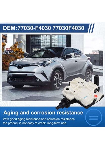 Toyota C-Hr Otomatik Parçaları Için Motorlu Yeni Yüksek Kaliteli Araç Yakıt Dolgu Kapağı Kilit Montajı 77030-F4030 77030F4030 (Yurt Dışından) fırsatları