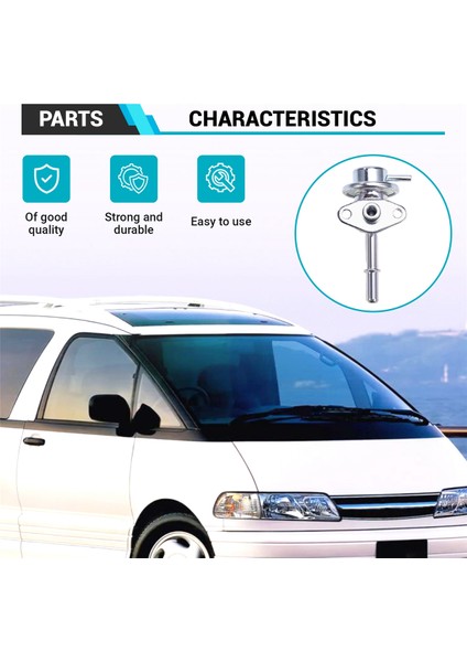 Toyota Için Araç Yakıt Basınç Regülatörü 23280-76010 Emina Lucida 1992-1999 Previa L4 1991-1995 2328076010 Uzun (Yurt Dışından) fırsatları