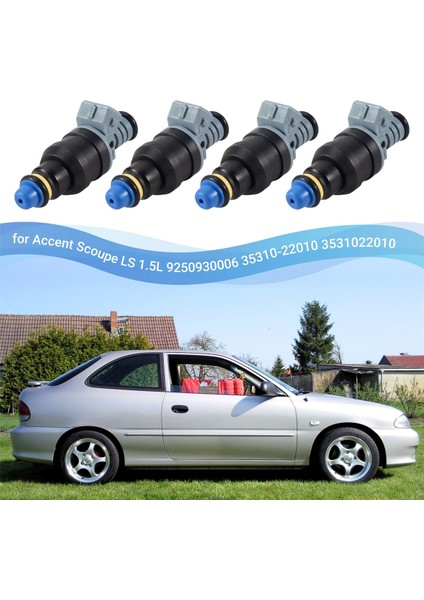 Hyundai Accent Poupe Ls 1.5l 9250930006 35310-22010 3531022010 Için 4pcs/lot Yakıt Enjektör Nozeti (Yurt Dışından) indirimleri