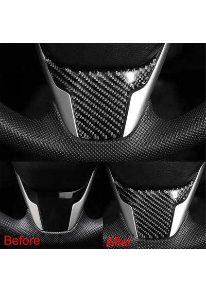 Honda Civic 2016-2021 Için Karbon Fiber Direksiyon Dudak Kapağı Paneli Çerçeve Döşeme (Yurt Dışından) fiyatları