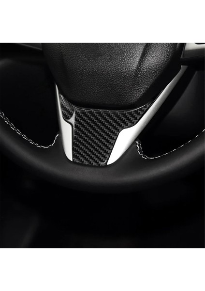 Honda Civic 2016-2021 Için Karbon Fiber Direksiyon Dudak Kapağı Paneli Çerçeve Döşeme (Yurt Dışından) fırsatları