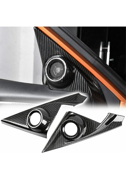 Karbon Araba Kapısı Stereo Hoparlör Çerçevesi Honda Civic Için Trim 10TH 2016-2021 (Yurt Dışından) fırsatları