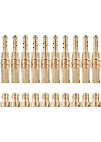 10PCS Karbüratör Ana Jet Kiti ve 10 Adet Pwk Keıhın Oko Cvk Pwm Nsr Ksr Motosiklet Karbüratör Için Yavaş/pilot Jet (Yurt Dışından)