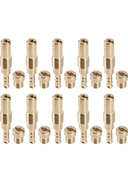 10PCS Karbüratör Ana Jet Kiti ve 10 Adet Pwk Keıhın Oko Cvk Pwm Nsr Ksr Motosiklet Karbüratör Için Yavaş/pilot Jet (Yurt Dışından) modelleri