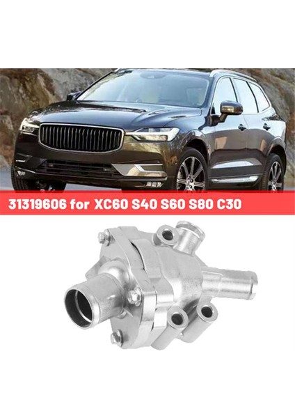 31319606 31411151 Volvo Için Alüminyum Soğutma Termostat Montajı C30 2007-2013 C70 S40 S60 S80 V40 V60 31319606 30650753 (Yurt Dışından) modelleri