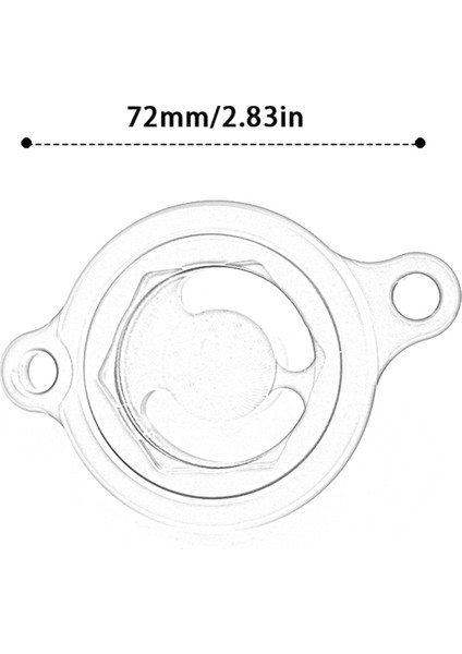Honda CRF250R CRF250RX 2019-2023 CRF450X Için Motosiklet Şeffaf Motor Yağı Filtre Kapağı (Yurt Dışından) modelleri