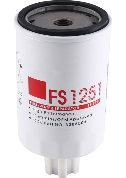 FS1251 Için Cummins Fleetguard Yakıt Filtresi/su Ayırıcısı (Yurt Dışından) fırsatları