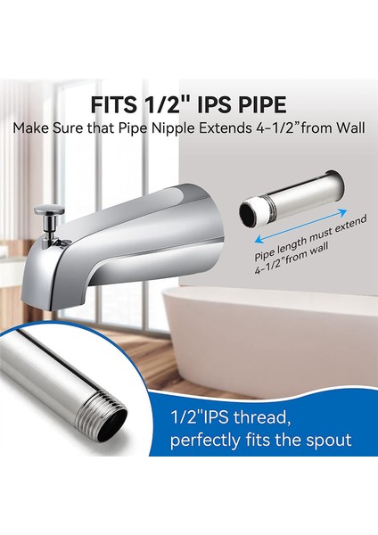 Banyo Küvet Musluğu 5 14 Inç Erişim Duvar Ön Montajı (Yurt Dışından) modelleri