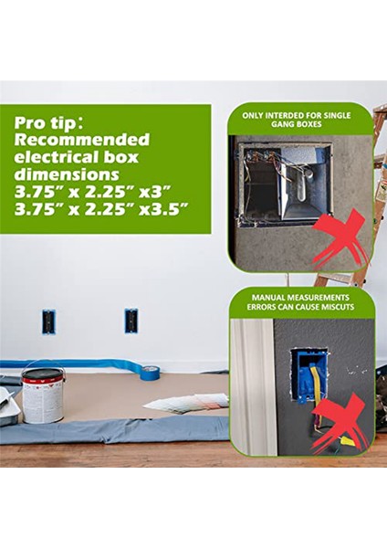 5 Adet - Yeni Priz Kalemi Alçıpan Işaretleme Aleti Yeşil (Yurt Dışından) modelleri