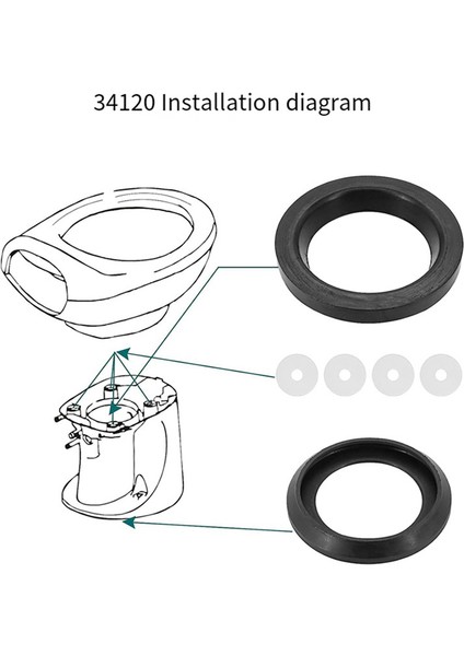 Rv Tuvalet Contası 341203411734106 Rv Tuvaleti Için Yedek (Yurt Dışından) modelleri