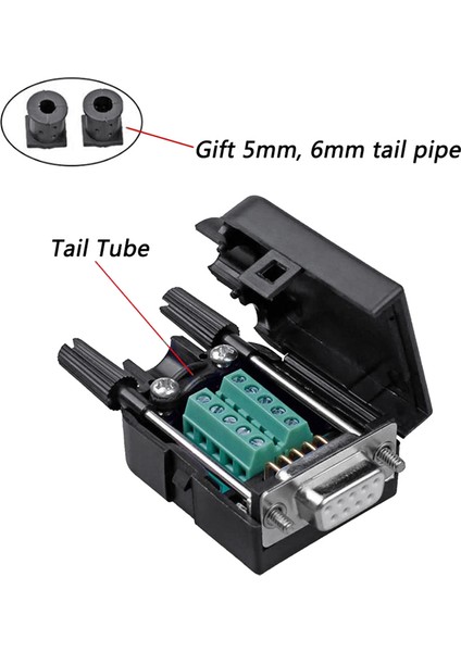 4 Adet Db9 Dişi Çıkış Konnektörü Db9 Lehimsiz (Yurt Dışından) modelleri