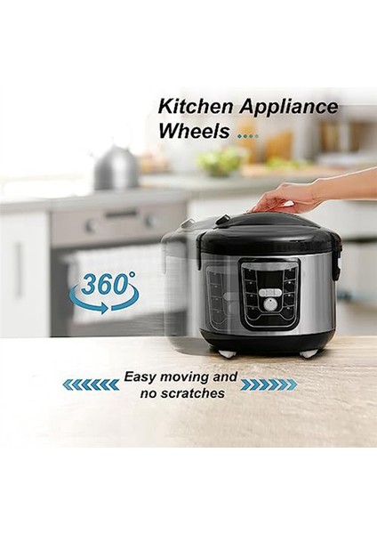 16'lı Paket Cihaz Için Kendinden Döner Tekerlekler Tekerlek Başına 14 Lbs Yük Kapasitesi (Yurt Dışından) fırsatları