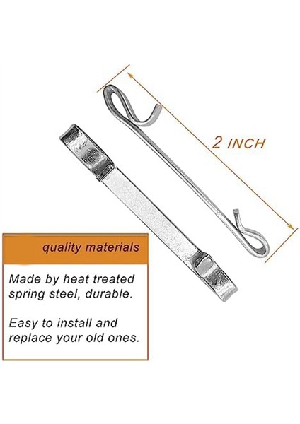 Erken 2 Inç Çift Döngülü Alet Kutusu Çekmece Kaydırak Klipsleri Parçaları 12 Adet (Yurt Dışından) modelleri