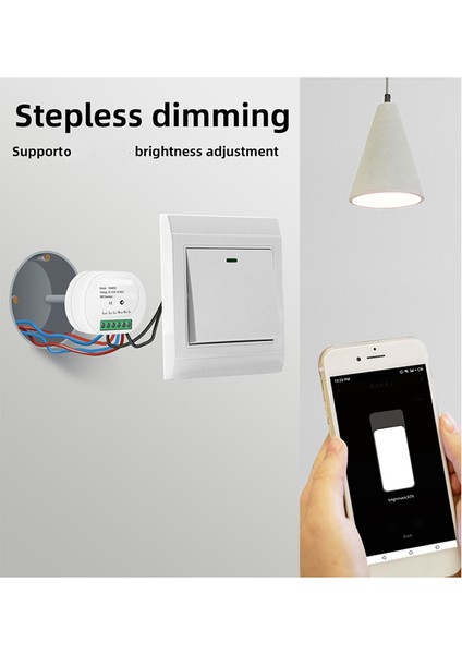 Mini Wifi Akıllı Ev Kısma Anahtarı Siyah (Yurt Dışından) modelleri